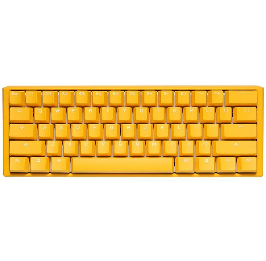 Ducky One 3 - Yellow Ducky - Mini 60% - Cherry Red Tastatur - Geekd.dk