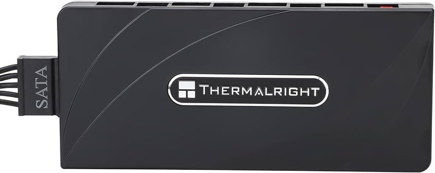 Thermalright Argb Og Fan Hub 8 Port - 4 Pin Pwm / 3-pin Argb Kabinet Tilbehør - Geekd.dk