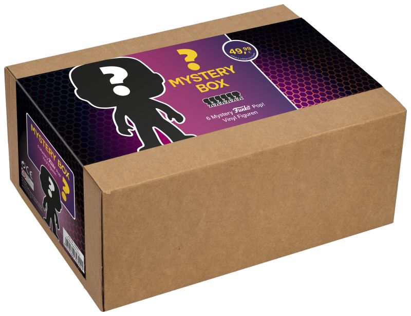 Funko Mystery Box  -  6x Funko Pop! Figurer - Geekd.dk