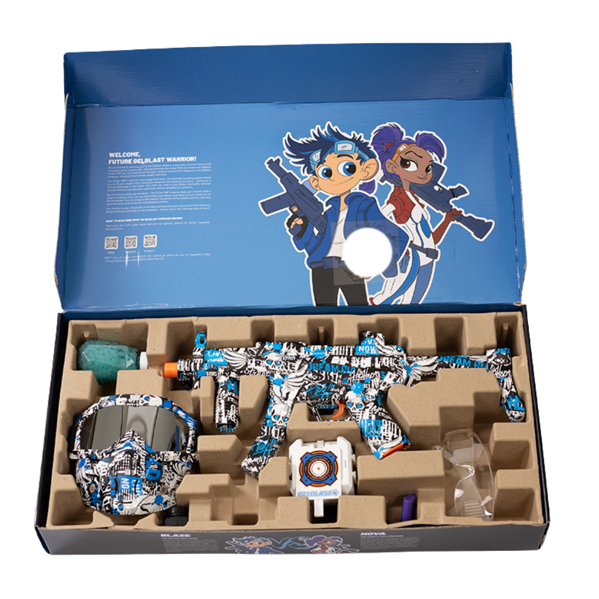 Gelblast Strike-ump  -  Blue Frozen - Geekd.dk