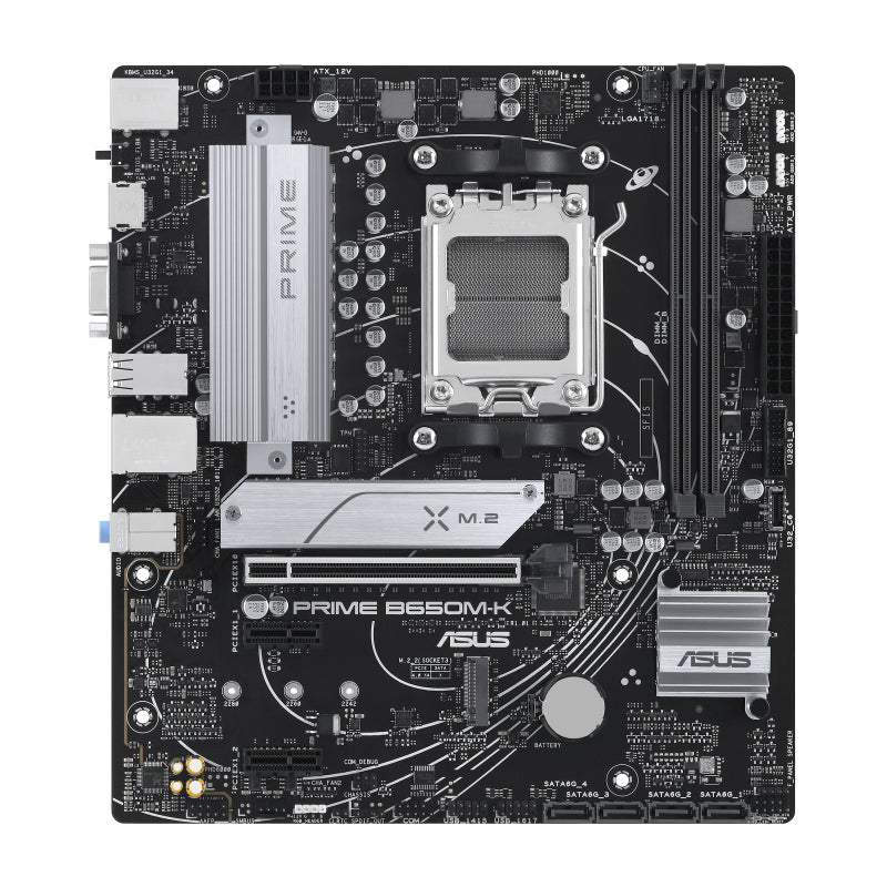 Asus Prime B650m-k (matx, B650, Am5, Ddr5) - Bundkort - Geekd.dk