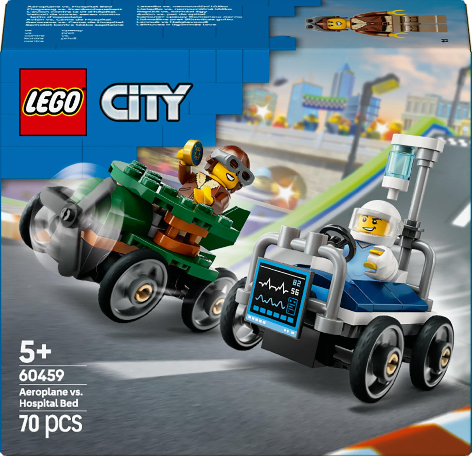Lego 60459 City Airplane Vs. Hospital Bed - Geekd.dk