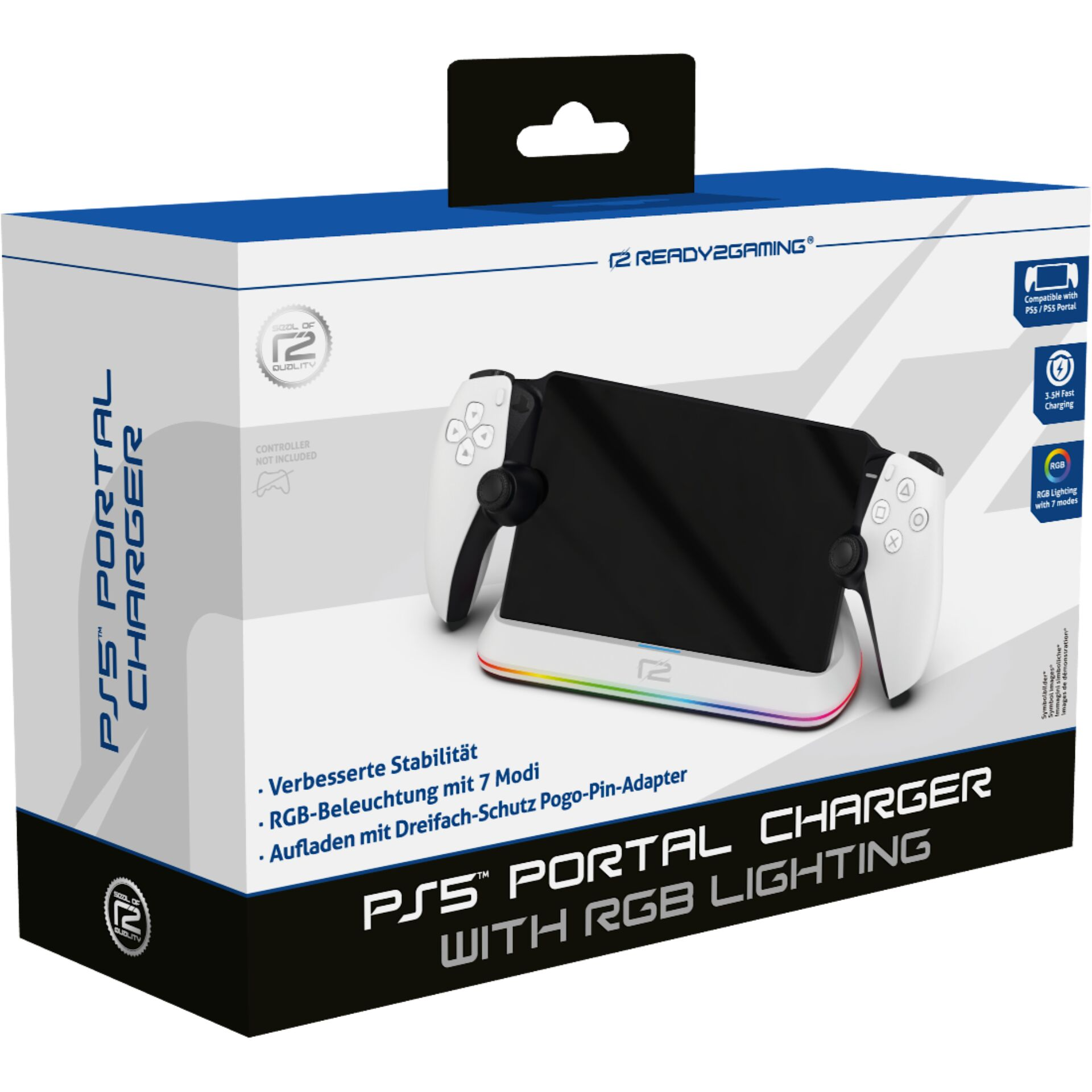 Ready2gaming Ps5 Portal Charger Charging Dock - Geekd.dk