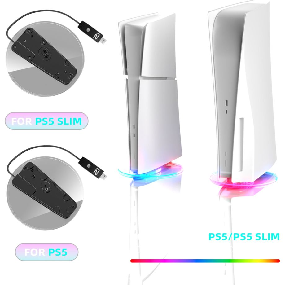 Ready2gaming Ps5 Lys Stander Ps5 Tilbehør - Geekd.dk