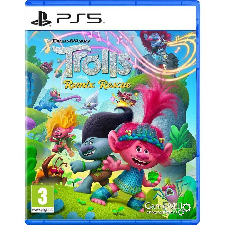 Dreamworks Trolls Remix Rescue - Playstation 5 Ps5 Spil - Geekd.dk