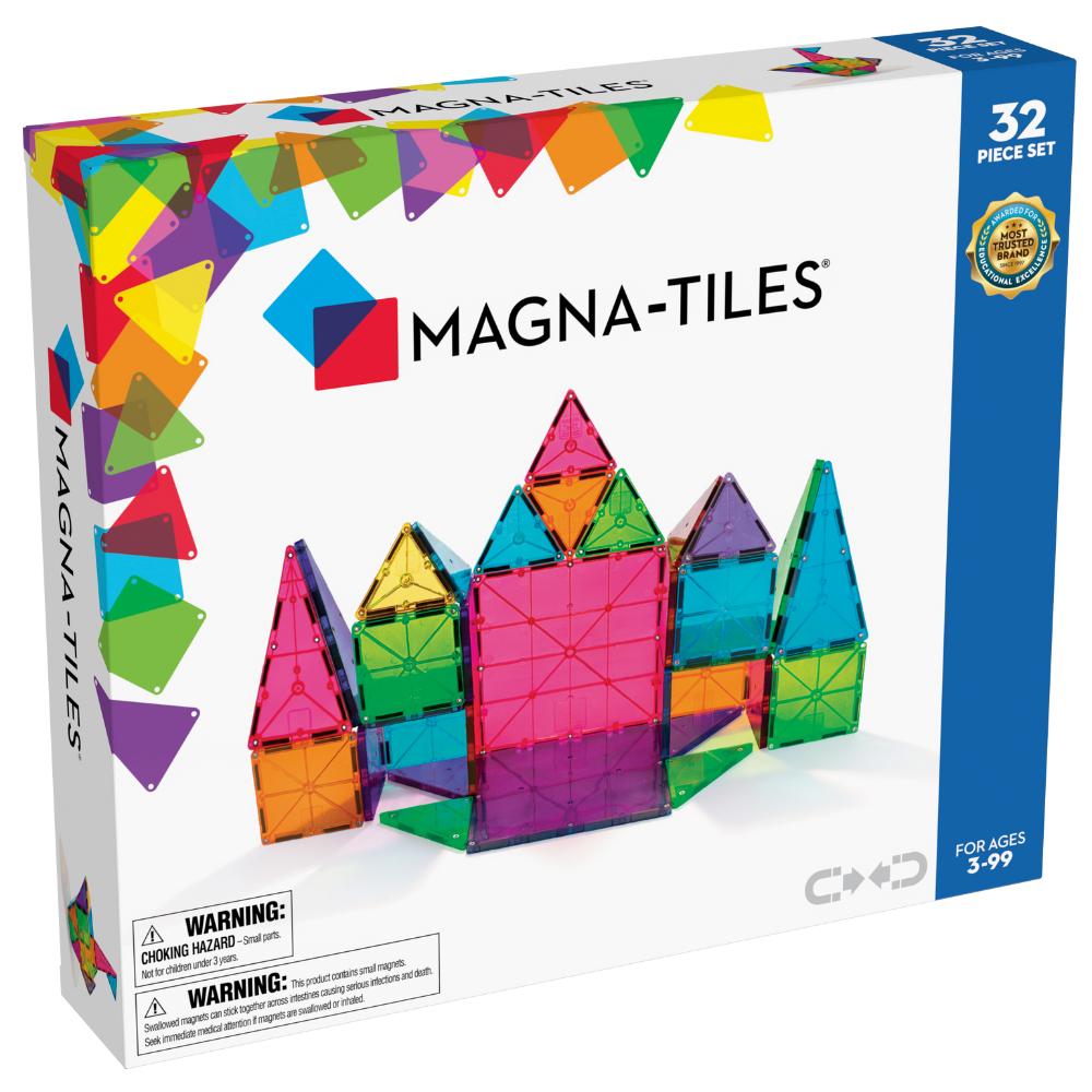 Magna-tiles Classic  -  Magnetisk Byggesæt - Geekd.dk