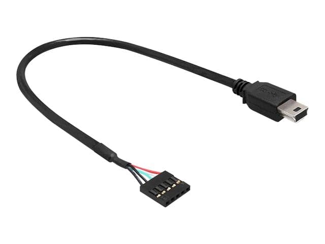 Delock Usb 2.0 Usb Intern Til Ekstern Adapter 30cm Sort Usb Adapter - Geekd.dk