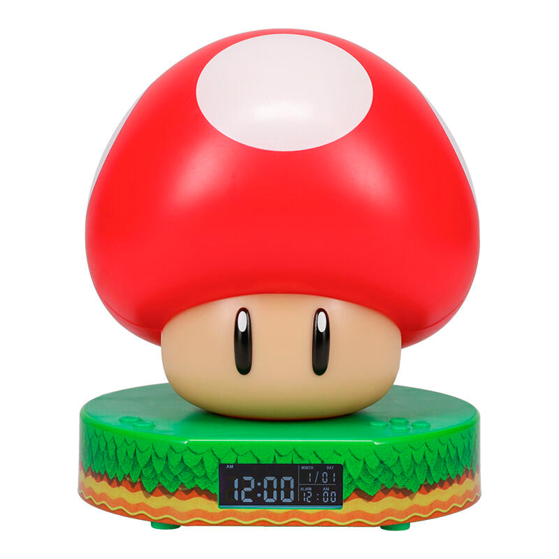Super Mushroom Digital Alarm Clock Vækkeur - Geekd.dk