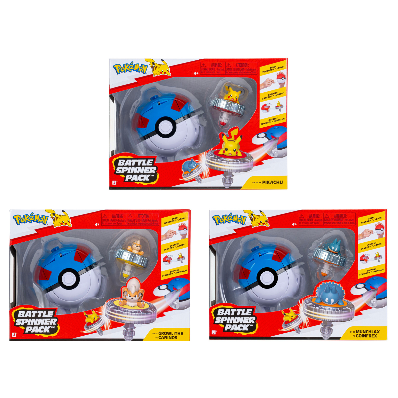 Pokémon Battle Spinner  -  Action Legetøj Figur - Geekd.dk