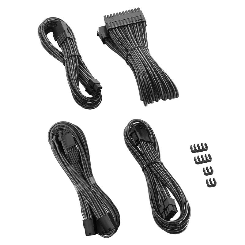 Cablemod Pro Modmesh 12vhpwr Cable Extension Kit - Carbon Kabelforlænger - Geekd.dk