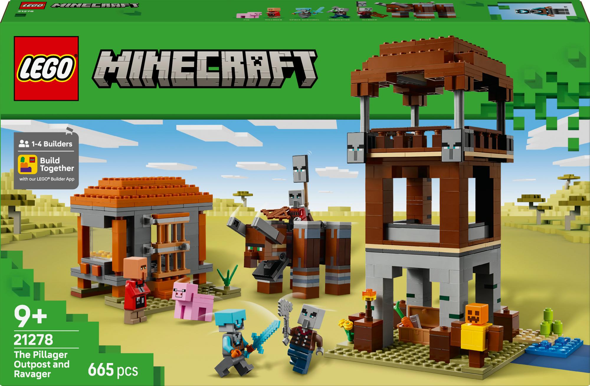 Lego - Minecraft - The Pillager Outpost And Ravager (21278) - Geekd.dk