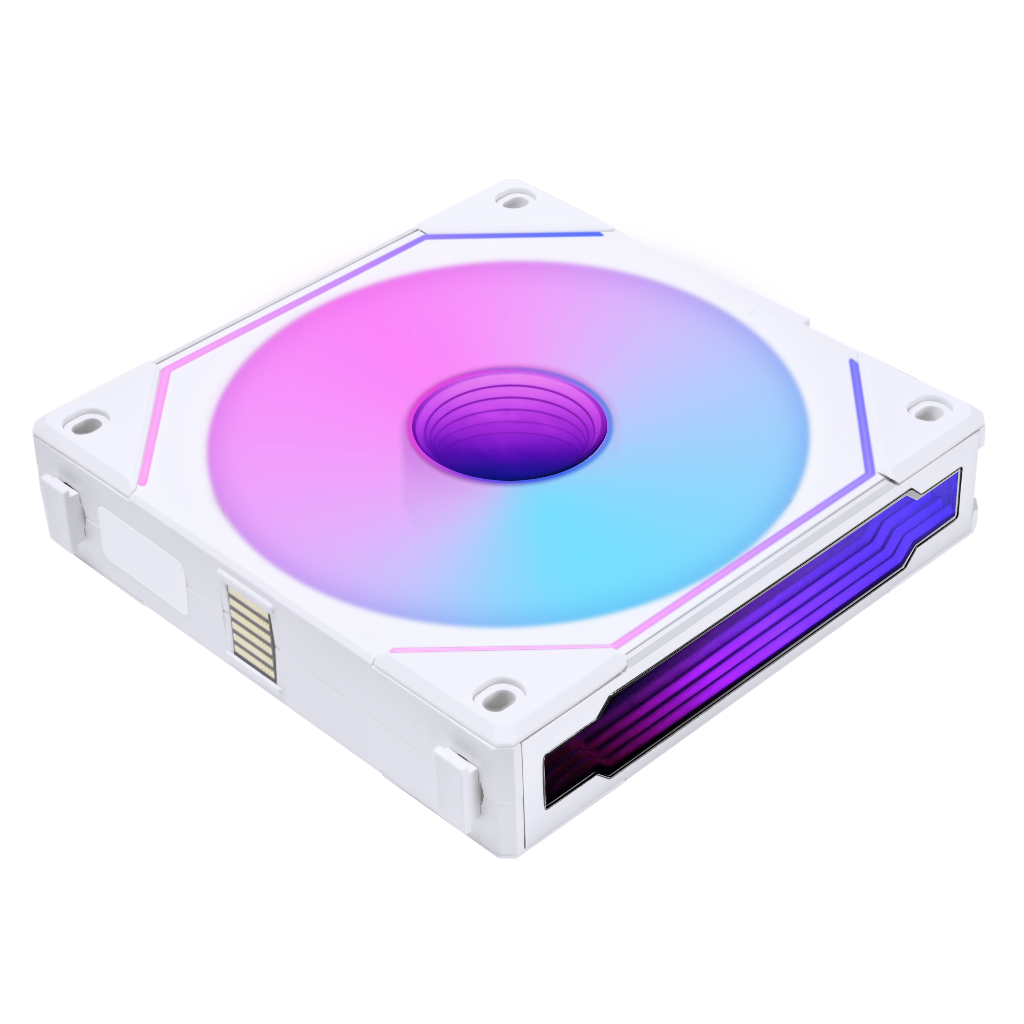 Lian Li Uni Fan Sl Inf Hvid Blæser - 120mm Infinity Rgb, Pwm Kabinet Blæser - Geekd.dk