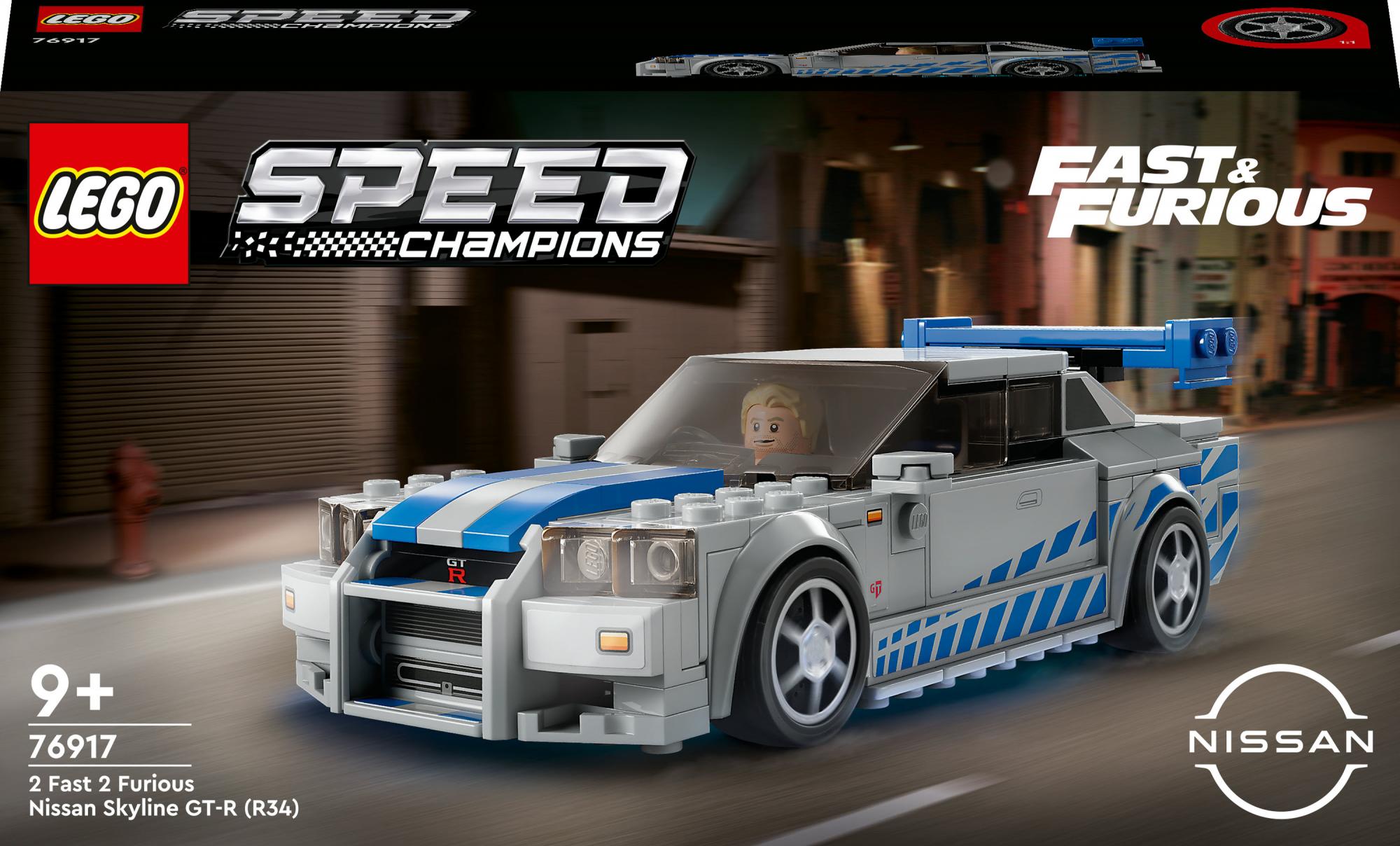 Lego Speed Champions - 2 Fast 2 Furious Nissan Skyline Gt-r R34 (76917) - Geekd.dk
