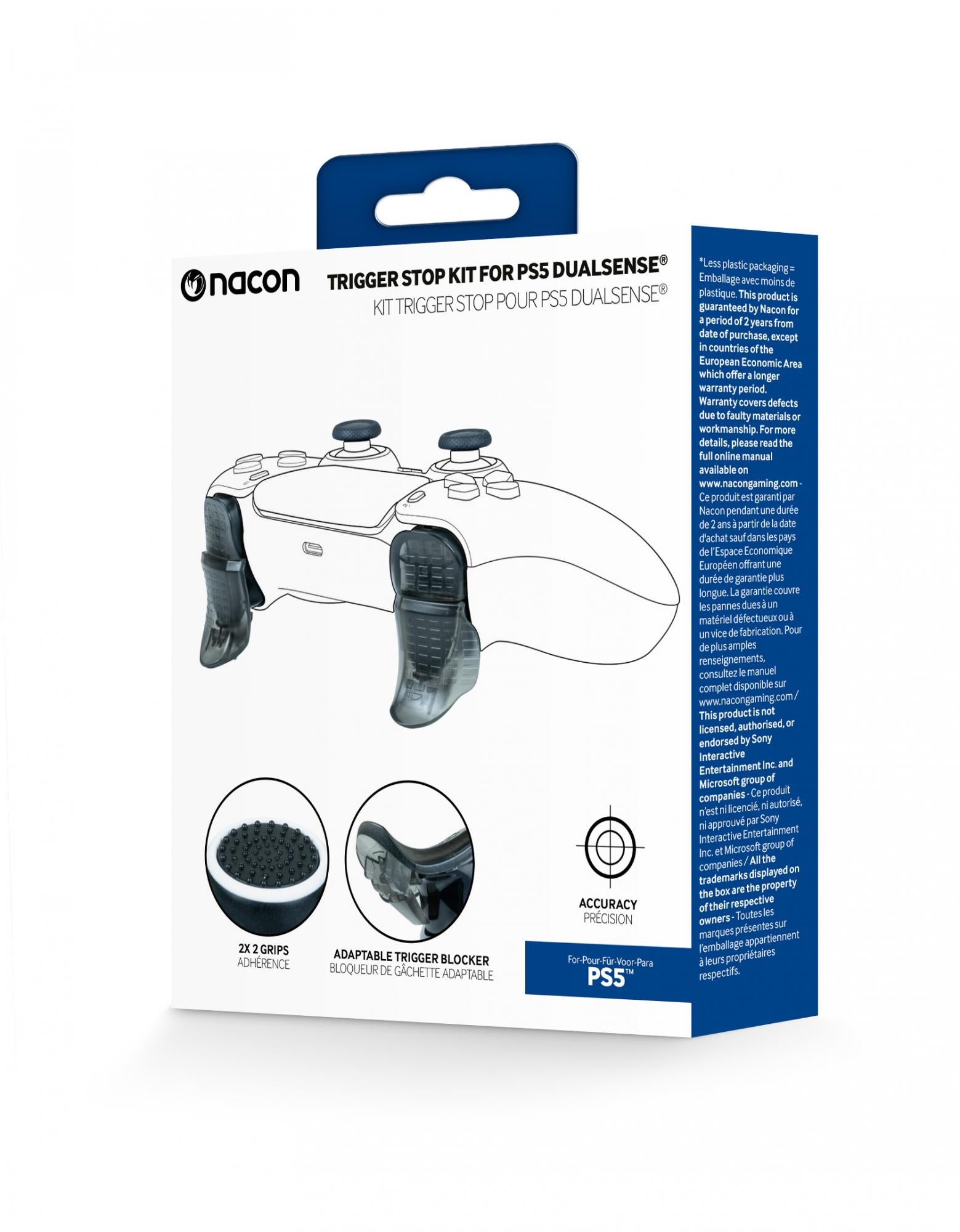 Nacon Pro Trigger Pakke Til Dualsense Ps5 Ps5 Tilbehør - Geekd.dk