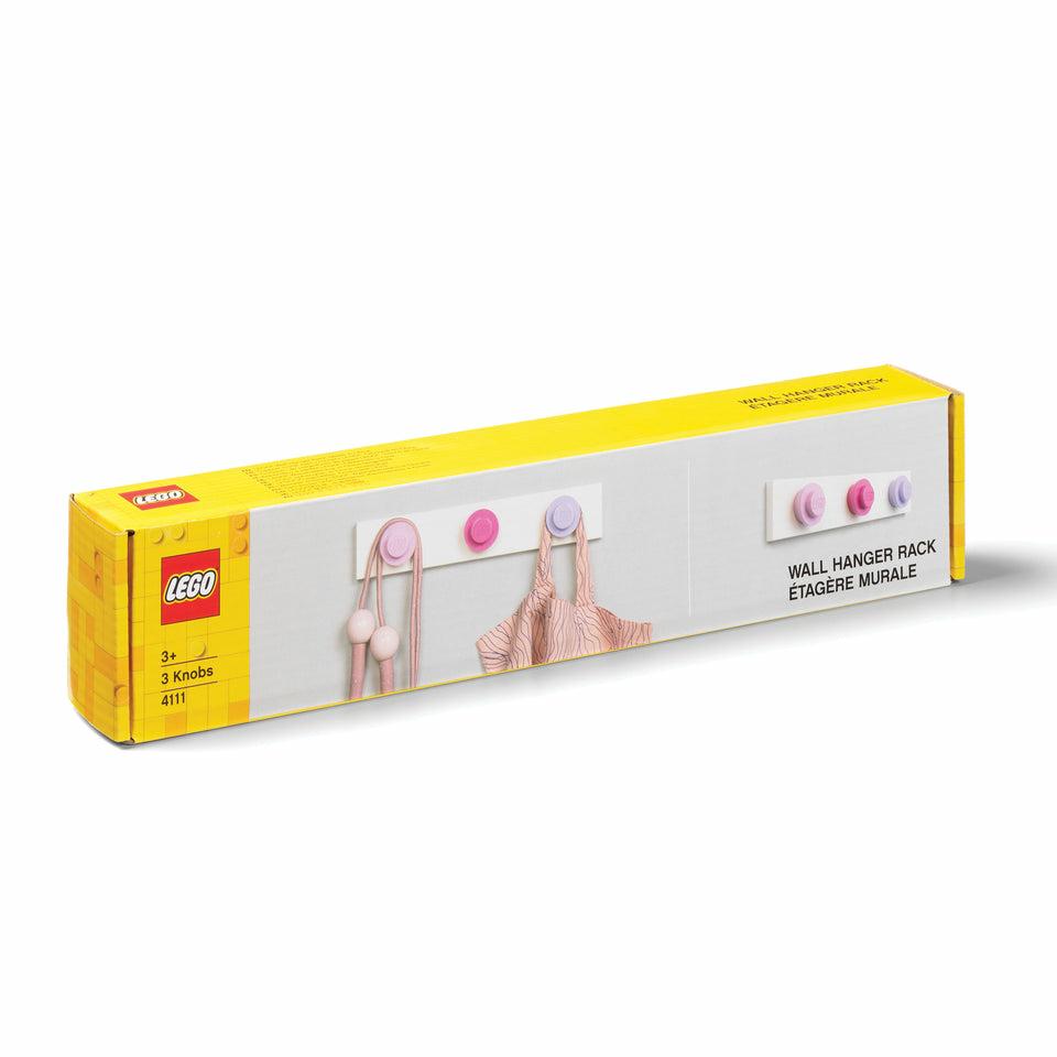 Room Copenhagen Lego Wall Bracket Light Pink, Rose 41110002 Opbevaringskasse - Geekd.dk