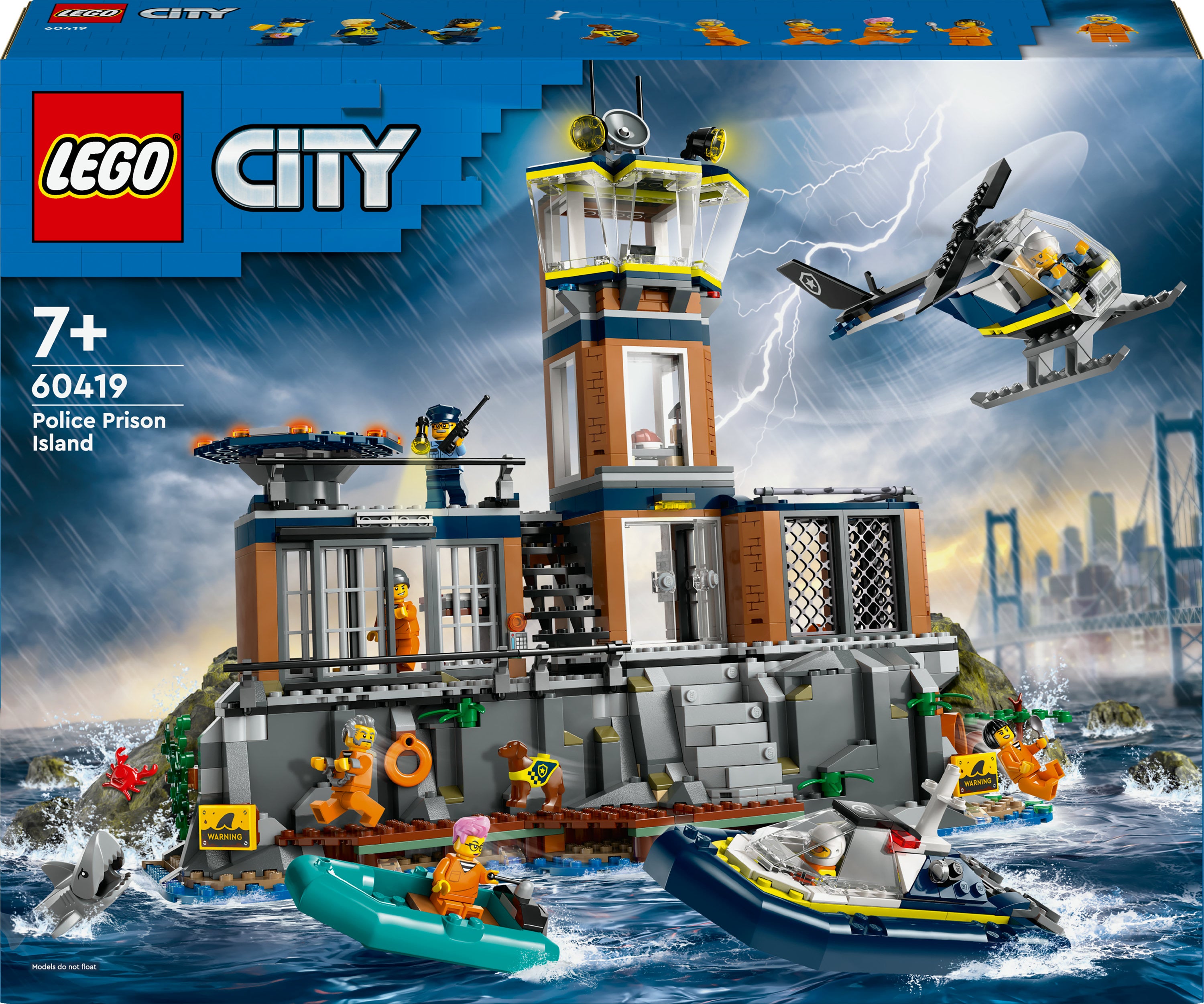Lego 60419 City Fængsels ø Politistation - Geekd.dk