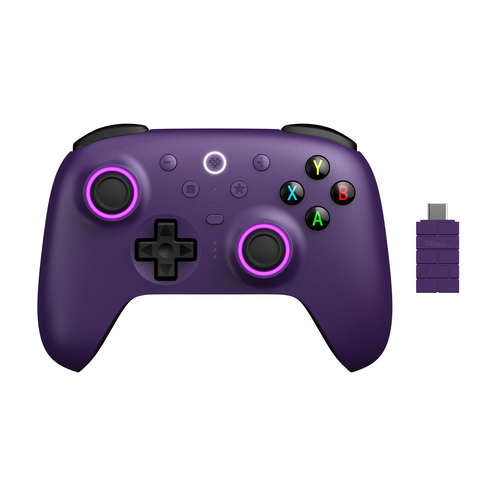 8bitdo Ultimate 2 Trådløs Controller - Lilla - Geekd.dk