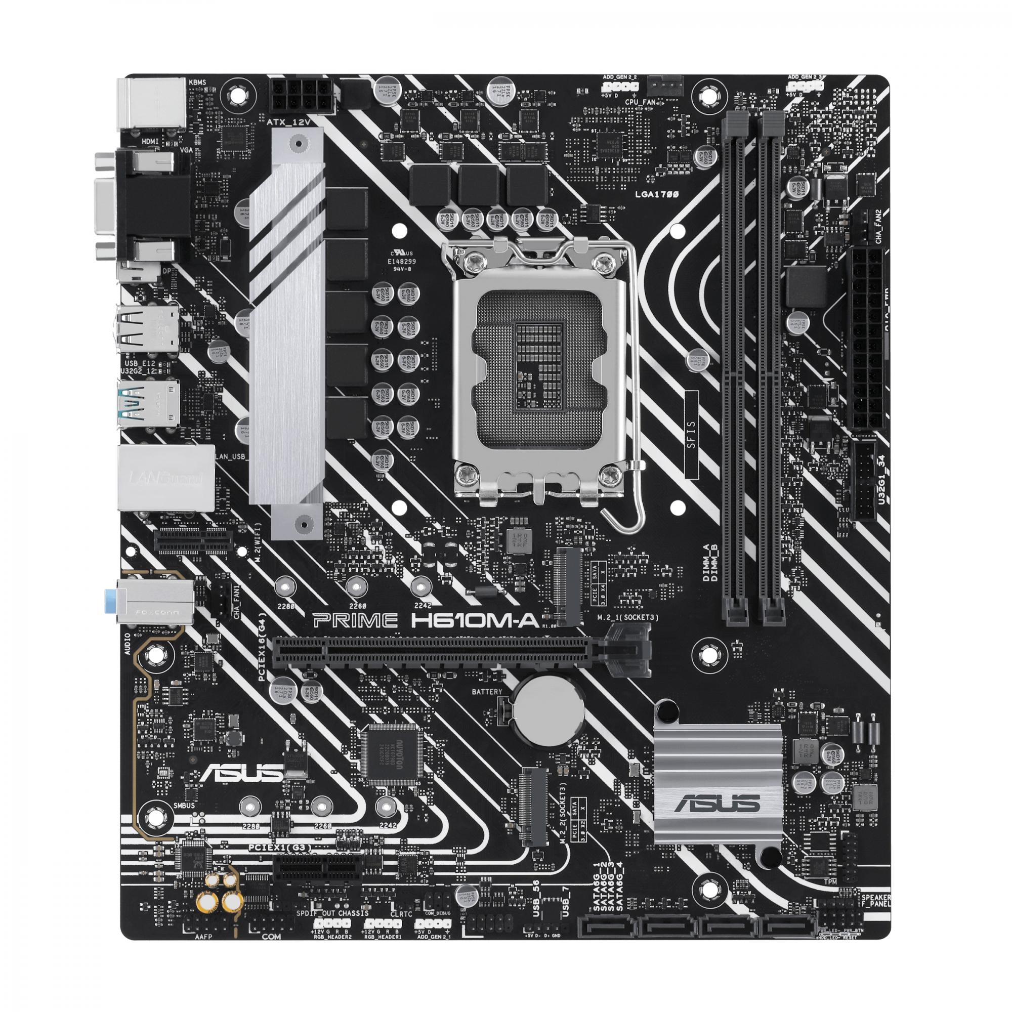 Asus Prime H610m-a-csm (matx, H610, Lga 1700, Ddr5) Bundkort - Geekd.dk