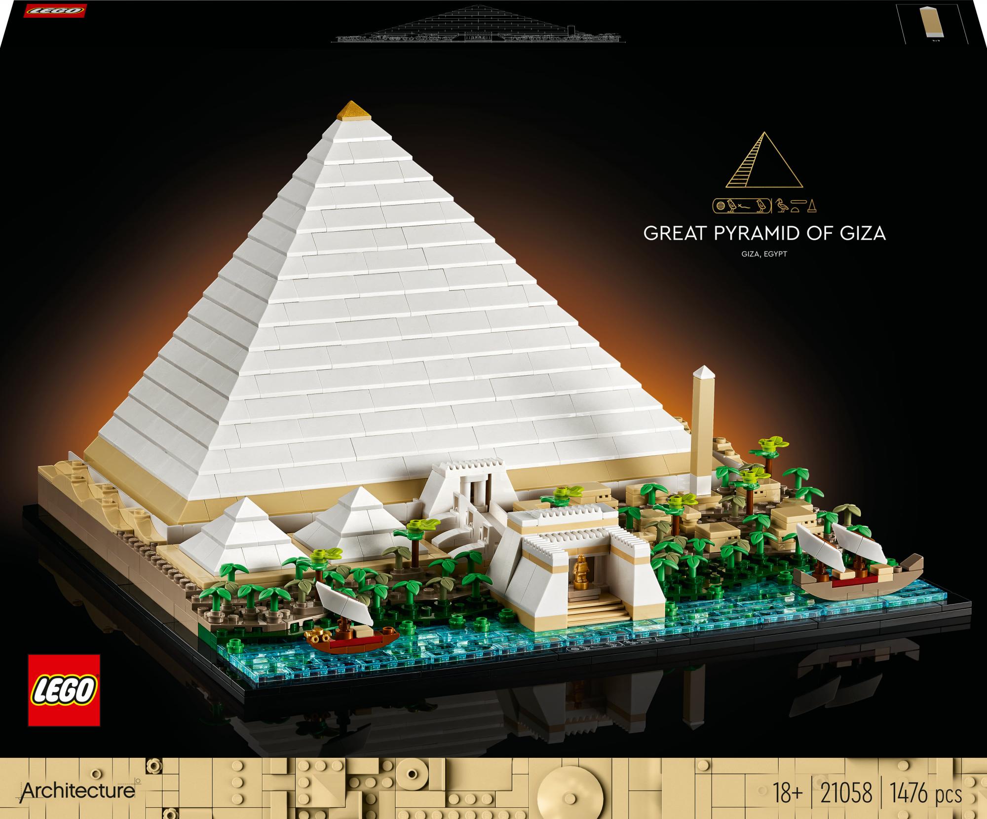 Lego Architecture: Den Store Pyraminde I Giza (21058) - Geekd.dk