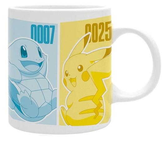Pokemon Mug - Pikachu & Kanto Starters - 320 Ml Merchandise - Geekd.dk