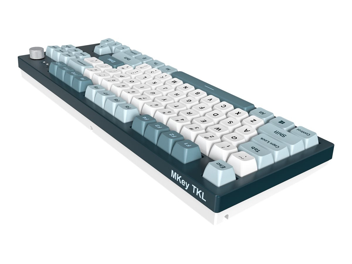 Montech Mkey Tkl Freedom - Gateron G Pro 2.0 Brown - Nordic - Blue/white Tastatur - Geekd.dk