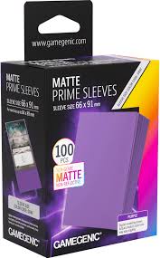 Gamegenic Matte Prime Sleeves Purple Toys - Trading Card - Geekd.dk