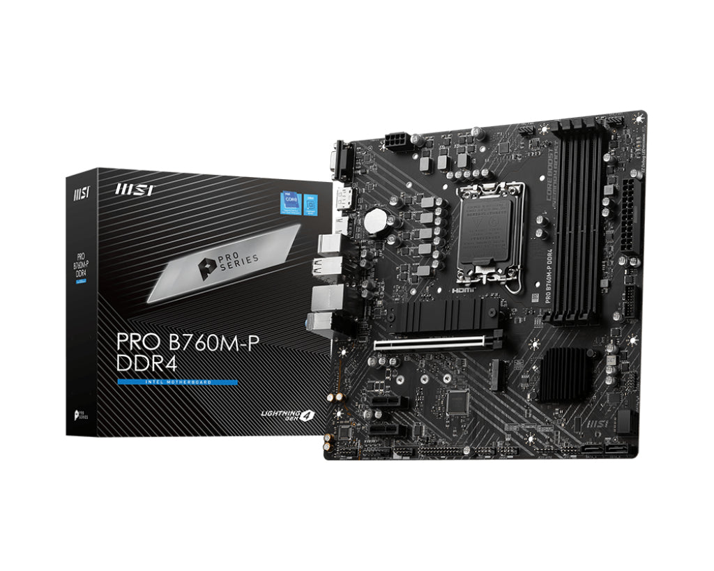Msi Pro B760m-p Ddr4 Bundkort - Geekd.dk