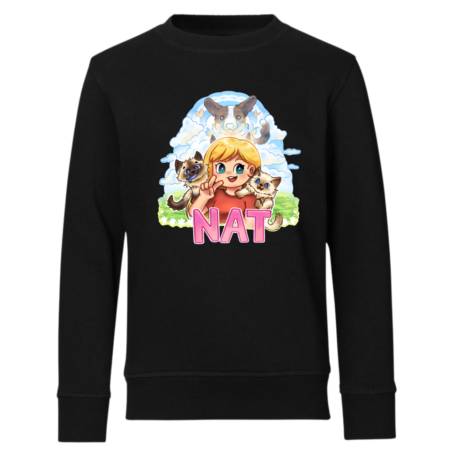 Nat Kæledyr Sweatshirt - Geekd.dk