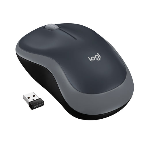 Logitech M185 Trådløs Mus - Grå - Geekd.dk