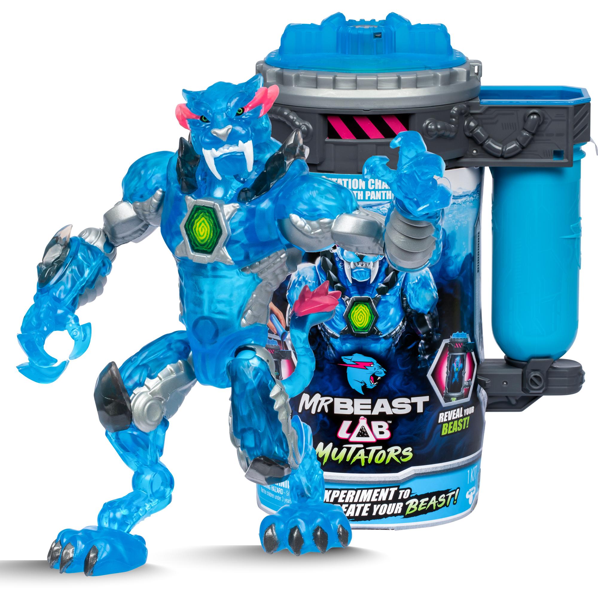 Mr. Beast Lab - Mutator Action Figs -stealth Panther Figur - Geekd.dk