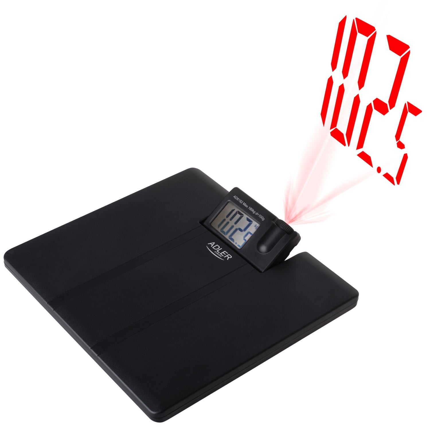 Badevægt Med Projektor  Op Til 180 Kg