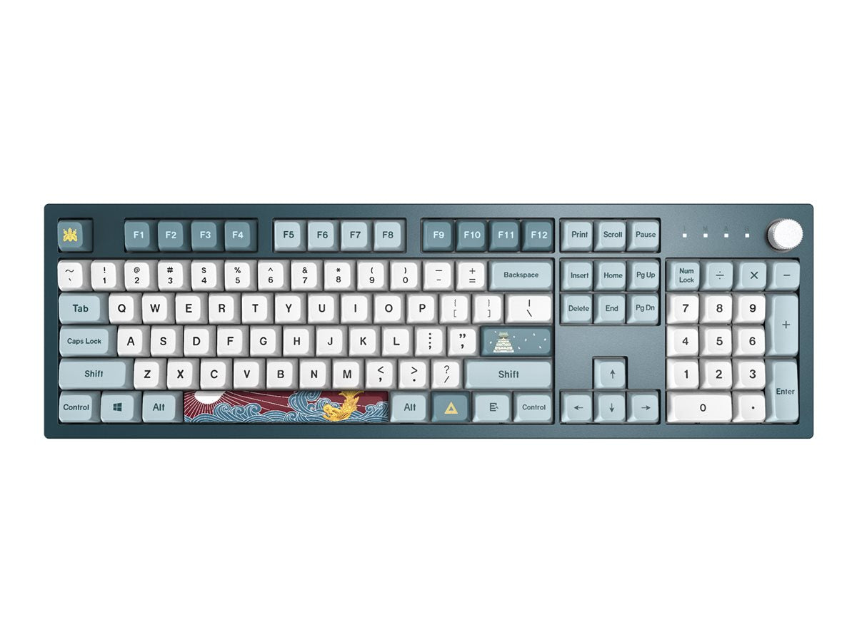 Montech Mkey Fullsize Freedom - Gateron G Pro 2.0 Brown - Nordic - Blue/white Tastatur - Geekd.dk