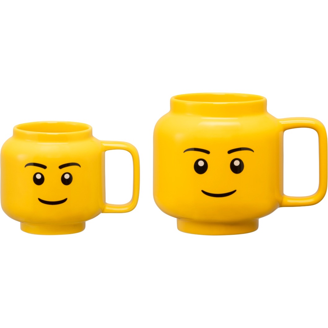 Room Copenhagen Lego Ceramic Mug Boy, Small (yellow) Kop - Geekd.dk