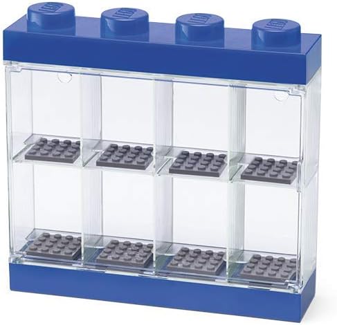 Room Copenhagen Lego Minifigures Display Case Blue, Storage Box (transparent, Transparent) Opbevaringskasse - Geekd.dk