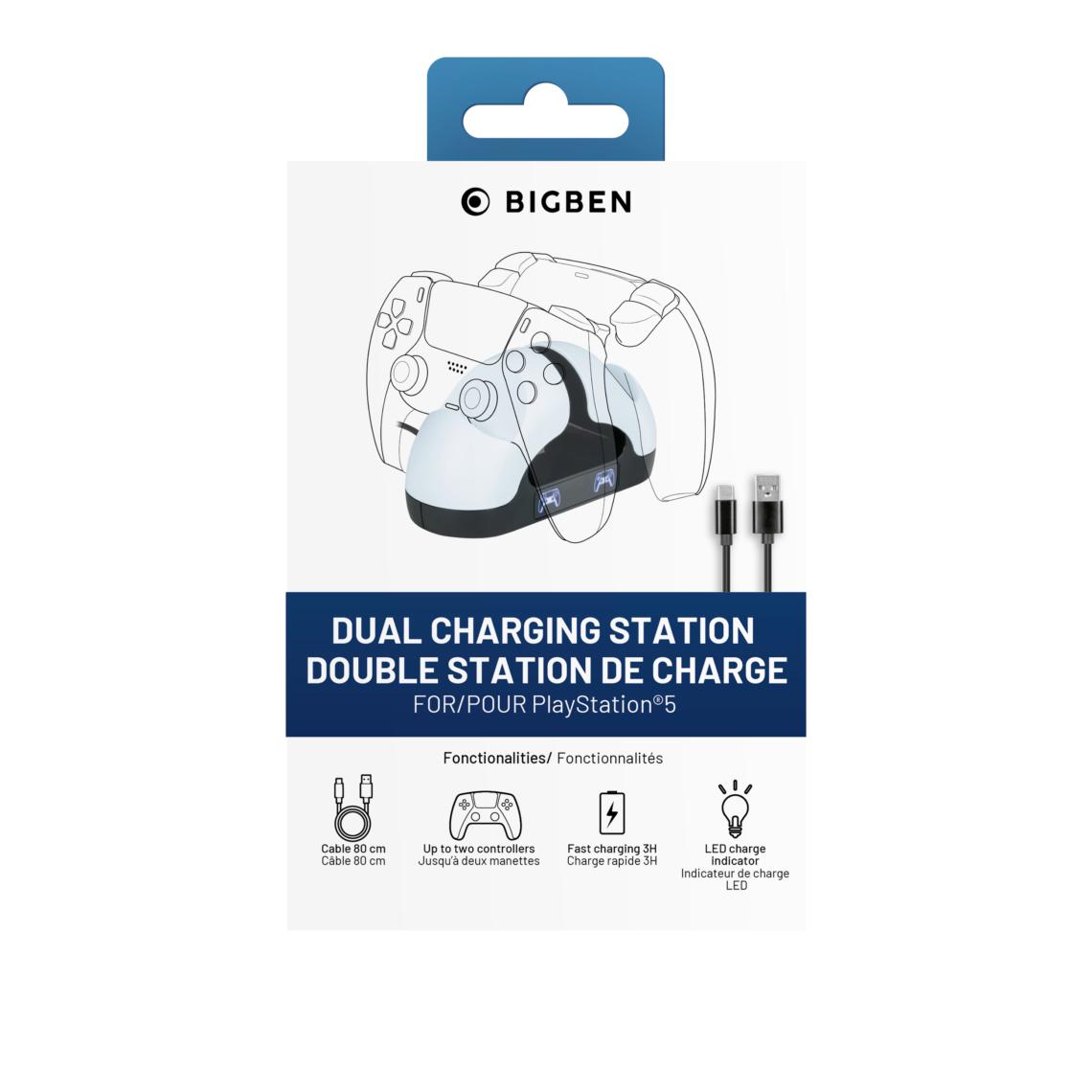 Nacon Playstation Vr2 Dual Charger  -  Til Dualsense / Ps5 Konsol Tilbehør - Geekd.dk