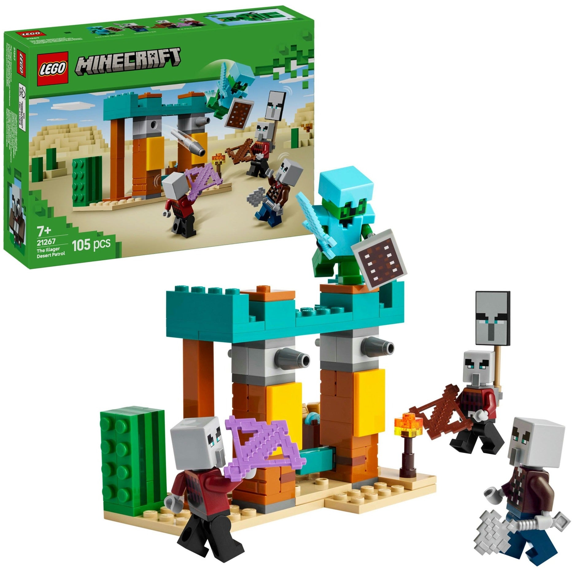 Lego 21267 Minecraft The Illager Desert Patrol - Geekd.dk