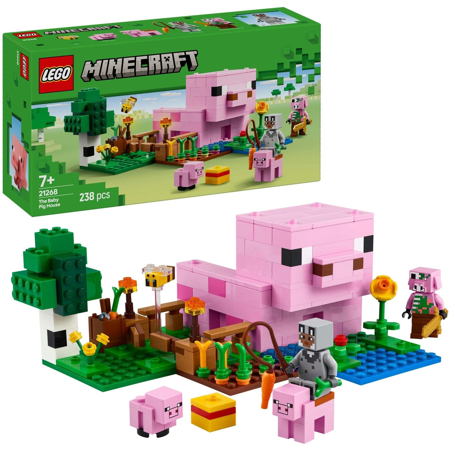 Lego 21268 Minecraft The Baby Pig House - Geekd.dk