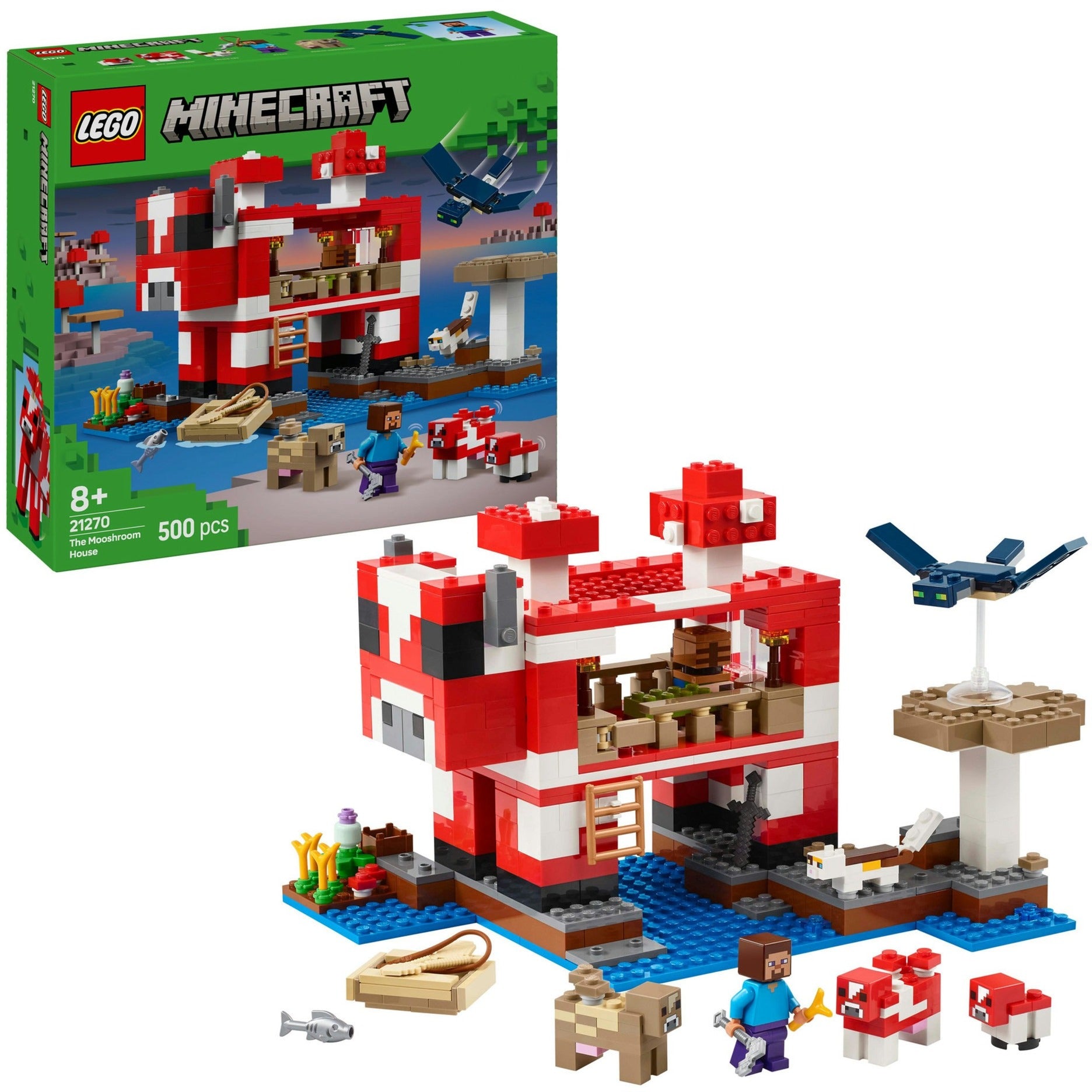 Lego 21270 Minecraft The Mushroom Cow House - Geekd.dk