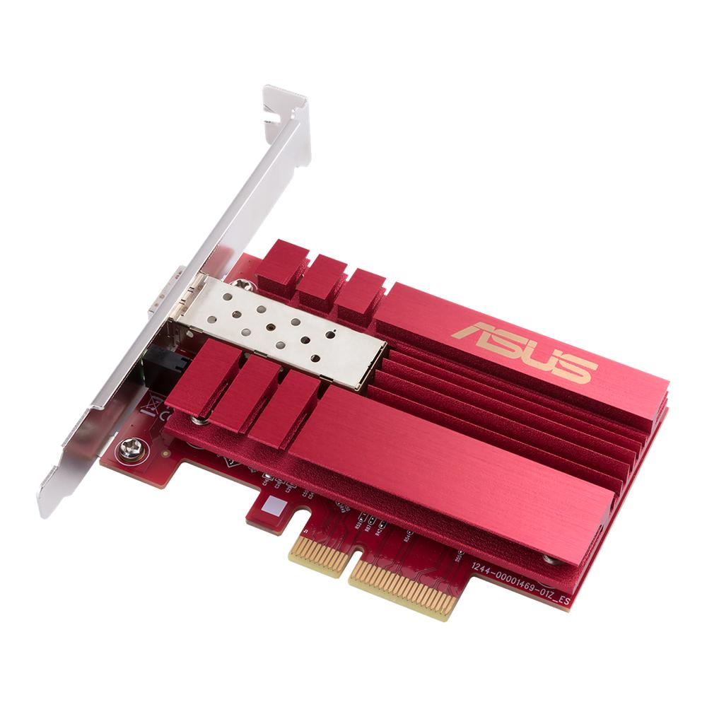 Lan Asus Xg-c100f 10g Pcie Network Adapter Sfp+ Port For Optical Fiber Transmission And Dac Cable Netværksadapter - Geekd.dk