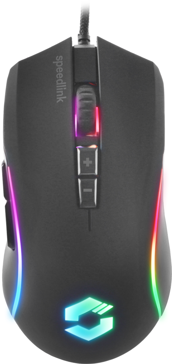 Speedlink Zavos Gaming Mouse, Rubber Black Mus - Geekd.dk