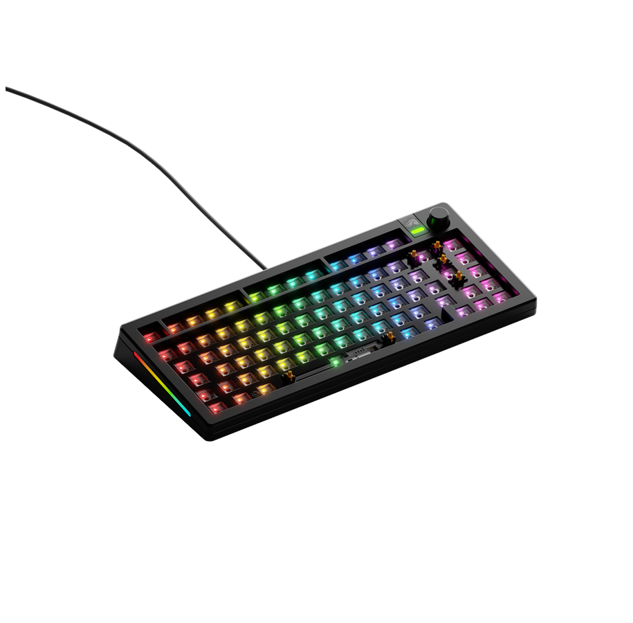 Glorious Gmmk 3 75% Barebones Wired Sort - Iso Tastatur - Geekd.dk