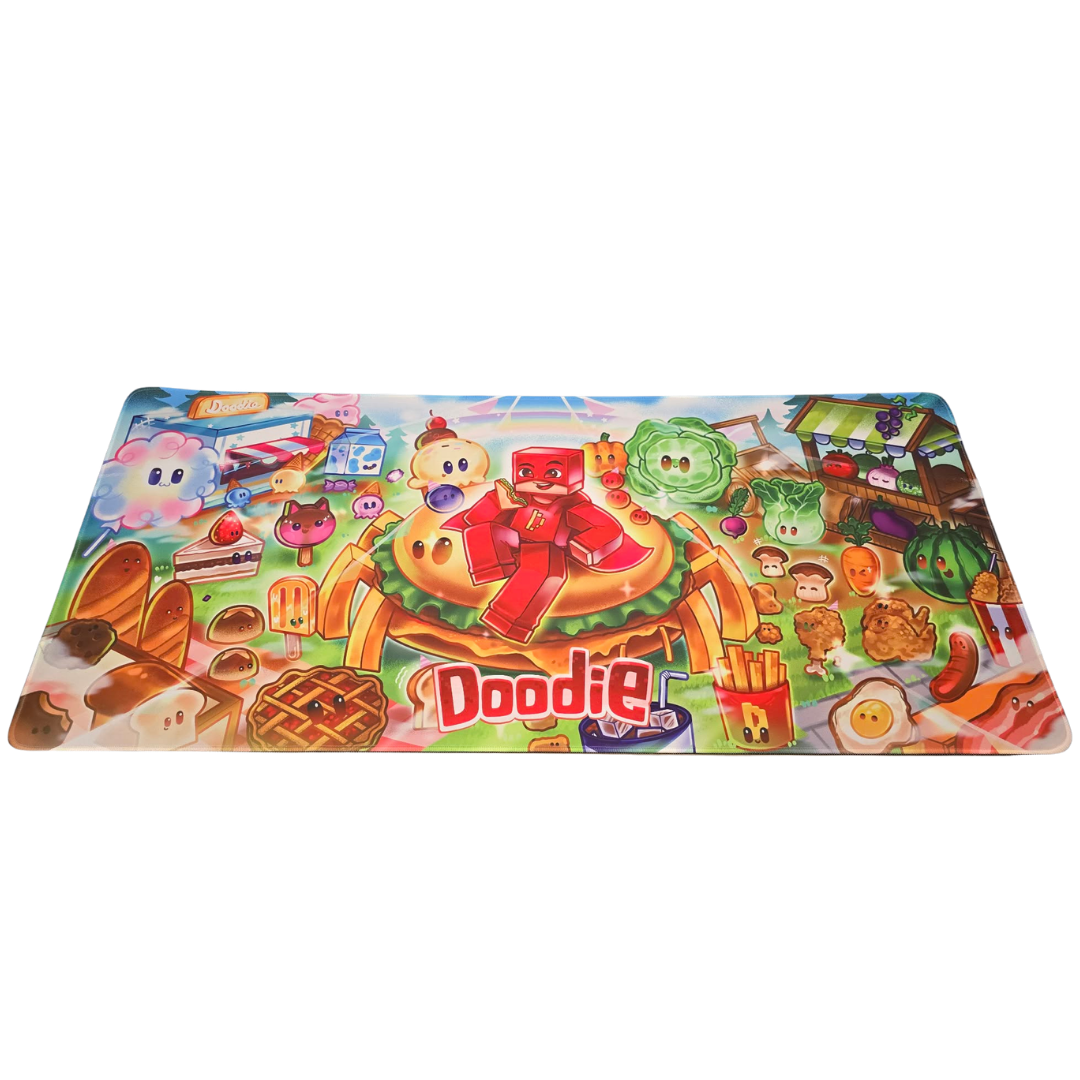Doodie - Madkamp Musemåtte Xl - 90 X 40 Cm - Geekd.dk