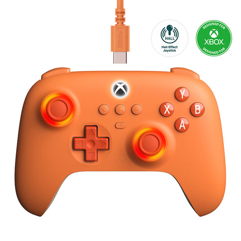 8bitdo Ultimate C Kablet Xbox Gamepad Orange Controller - Geekd.dk