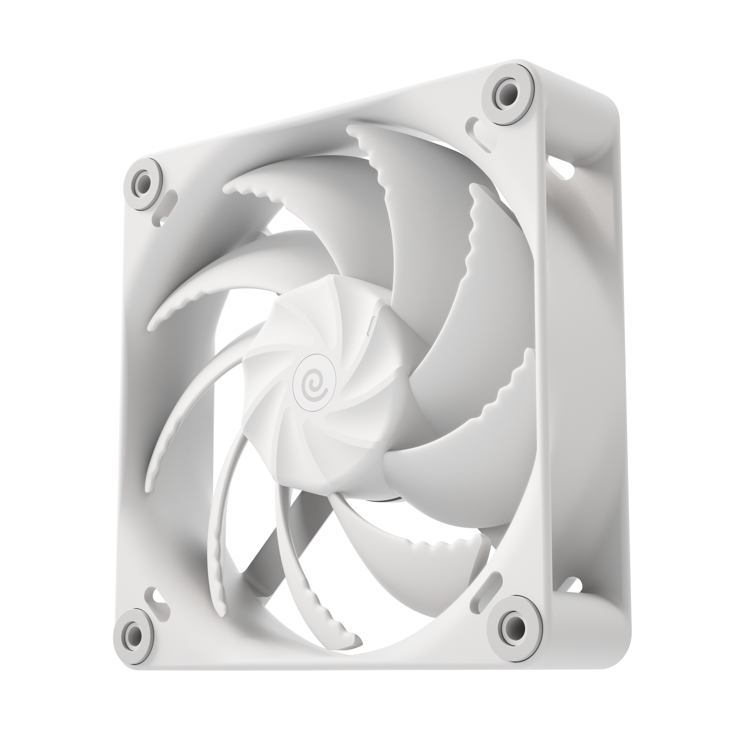 Havn H12  -  Hvid 120 Mm Performance Blæser Med Høj Luftgennemstrømning Kabinet Blæser - Geekd.dk