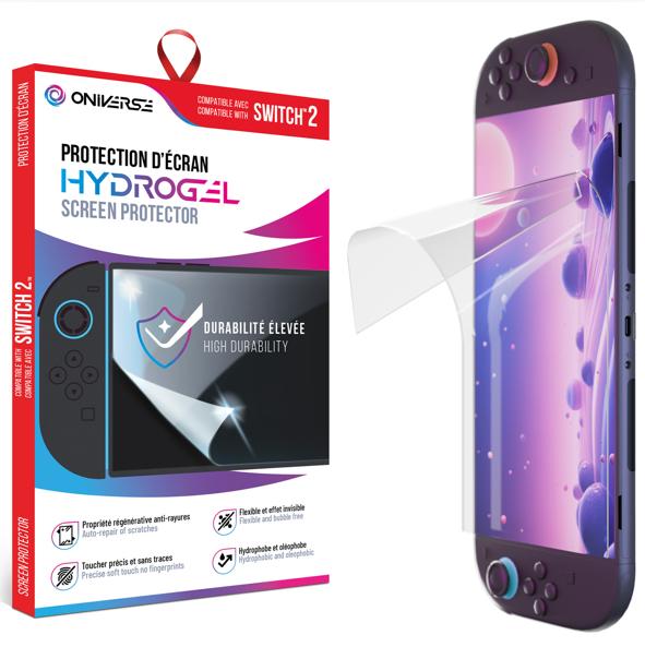 Oniverse Nsw2 Hydrogel Protective Screen For Console Konsol Tilbehør - Geekd.dk