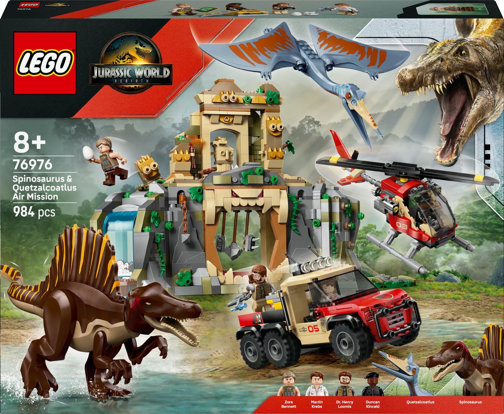 Lego - Air Mission - Spinosaurus And Quetzalcoatlus (6533327) - Geekd.dk
