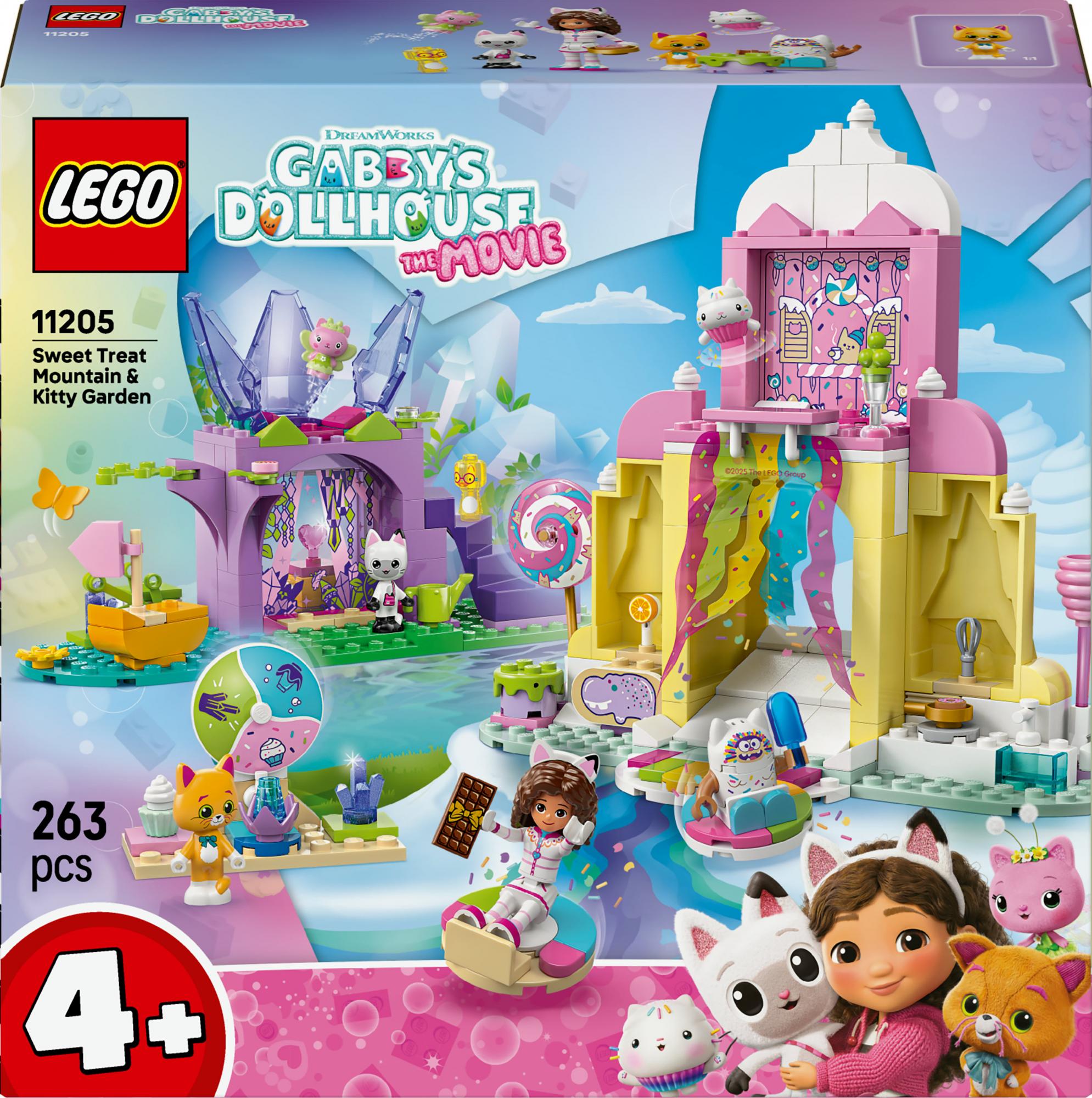 Lego - Gabby's Dollhouse - Sweet Treat Mountain & Kitty Garden (11205) - Geekd.dk
