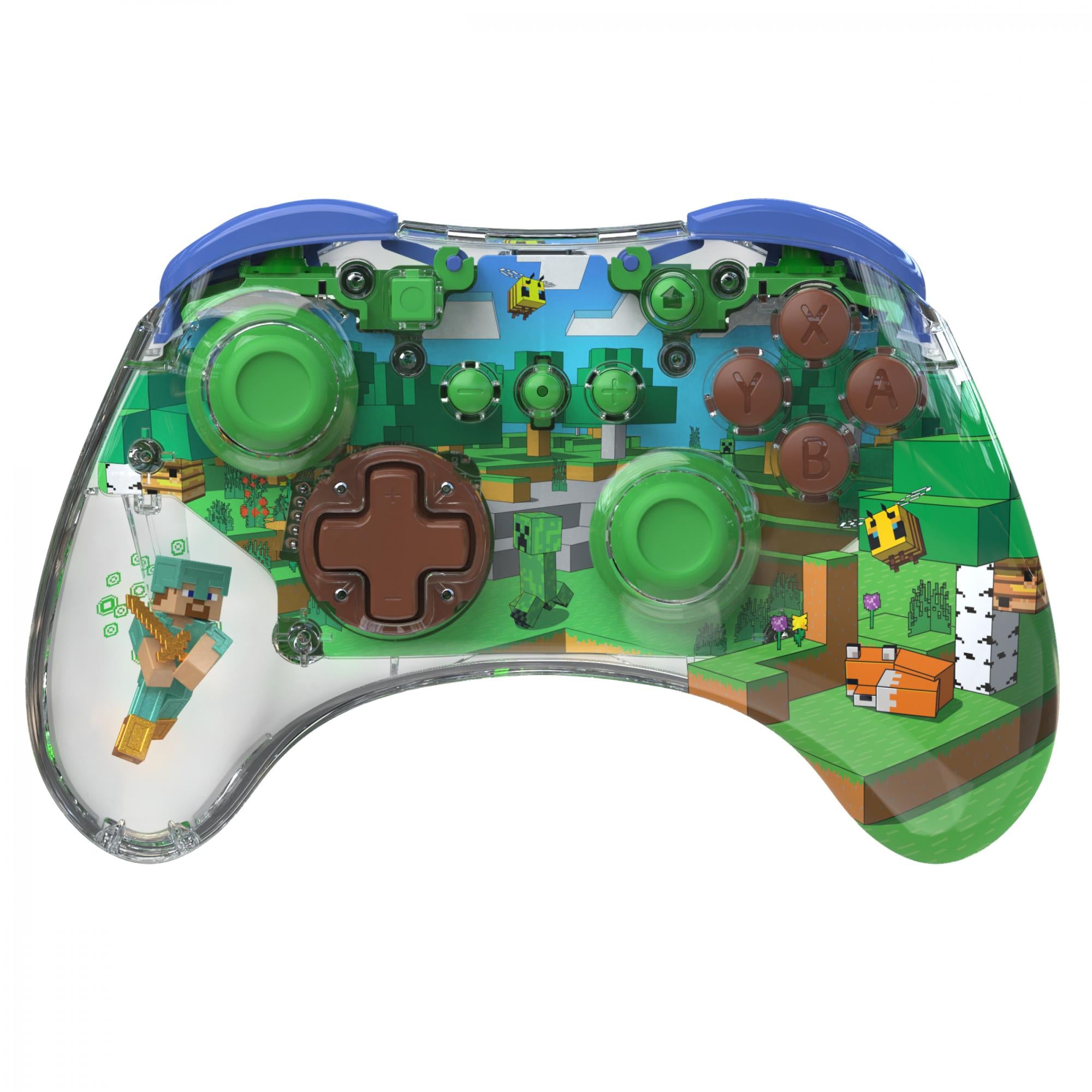 Pdp Realmz - Trådløs Controller - Minecraft Forest Biome - Geekd.dk