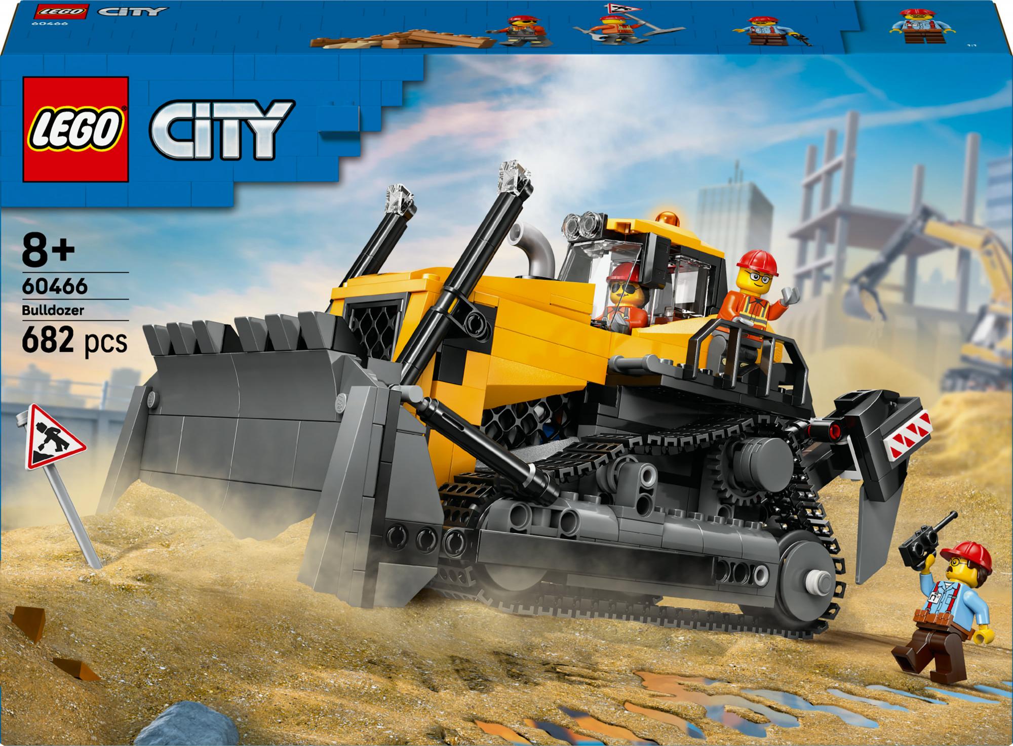 Lego - Lego City - Yellow Bulldozer (60466) - Geekd.dk