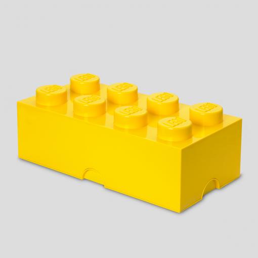 Room Copenhagen Lego Storage Brick 8 Yellow - Rc40041732 Opbevaringskasse - Geekd.dk